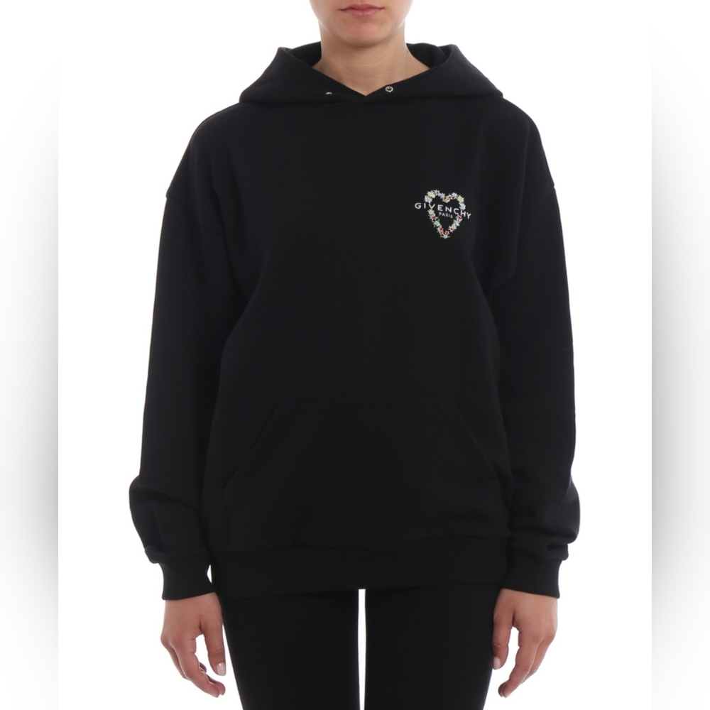 Givenchy ladies hoodie pearl beaded logo size M size 8 - Picture 6 of 8